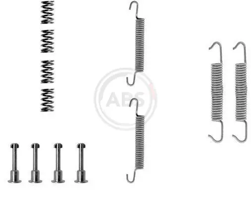 Монтажний к-кт гальм. колодок BMW HAND BRAKE (вир-во ABS) A.B.S. 0621Q (фото 1)