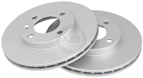 Диск гальмівний AUDI/SEAT/VW передн. вент. (вир-во ABS) A.B.S. 15704