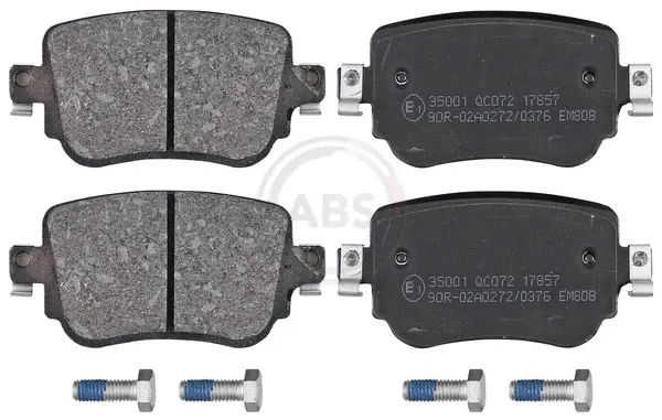 Колодка гальм. диск. SKODA OCTAVIA 1.8 2.0 2012-,SEAT LEON 2012- задн. (вир-во ABS) A.B.S. 35001 (фото 1)