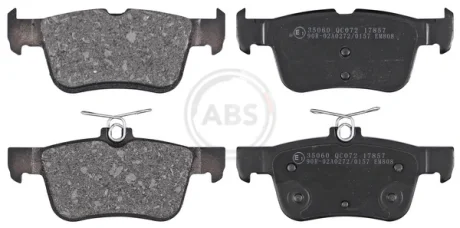 Колодка гальм. диск. FORD MONDEO V (09/14-) задн. (вир-во ABS) A.B.S. 35060