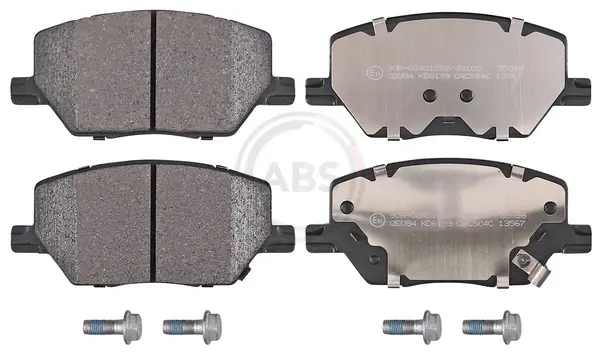 Колодка гальм. диск. передн. (вир-во ABS) A.B.S. 35098 (фото 1)