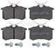 Колодка гальм. диск. AUDI/FORD/SEAT/VW задн. (вир-во ABS) A.B.S. 36623-1 (фото 1)