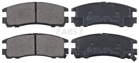 Колодка гальм. диск. MITSUBISHI GALANT/PININ/SPACEWAGON задн. (вир-во ABS) A.B.S. 36690
