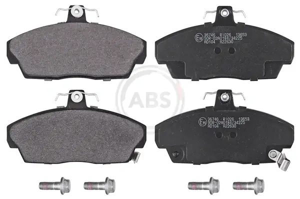 Колодка гальм. HONDA Civic передн. (вир-во ABS) A.B.S. 36746 (фото 1)
