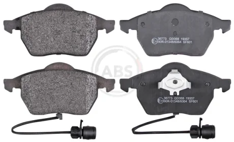 Колодка гальм. AUDI / VW 100/200/A3/A6/Passat передн. (вир-во ABS) A.B.S. 36773
