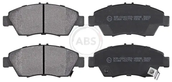 Колодка гальм. HONDA Civic / Coupe / CRX передн. (вир-во ABS) A.B.S. 36831 (фото 1)