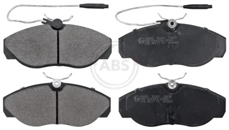 Колодка гальм. диск. CITROEN/FIAT/PEUGEOT JUMPER/DUCATO/BOXER передн. (вир-во ABS) A.B.S. 36883