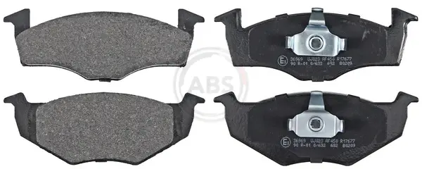 Колодка гальм. диск. SEAT/SKODA/VW AROSA/FABIA/LUPO/POLO передн. (вир-во ABS) A.B.S. 36969 (фото 1)