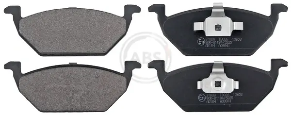 Колодка гальм. диск. AUDI/SEAT/SKODA/VW A3/TOLEDO/OCTAVIA/GOLF/BORA передн. (вир-во ABS) A.B.S. 37008 (фото 1)