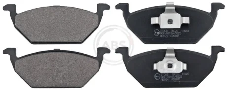 Колодка гальм. диск. AUDI/SEAT/SKODA/VW A3/TOLEDO/OCTAVIA/GOLF/BORA передн. (вир-во ABS) A.B.S. 37008