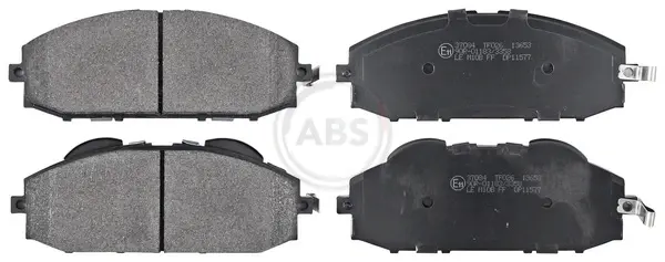 Колодка гальм. диск. передн. (вир-во ABS) A.B.S. 37084 (фото 1)
