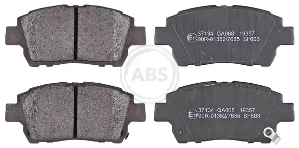 Колодка гальм. диск. TOYOTA PRIUS/YARIS(VERSO) передн. (вир-во ABS) A.B.S. 37134 (фото 1)