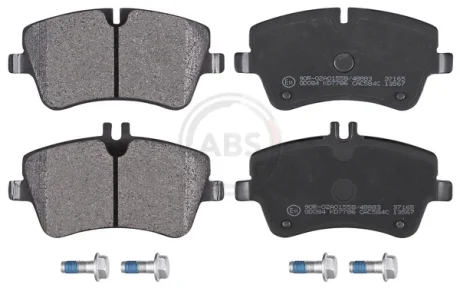 Колодка гальм. диск. MB C180/C200 CDI/C220 CDI передн. (вир-во ABS) A.B.S. 37165