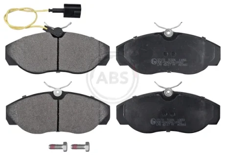 Колодка гальм. диск. CITROEN/FIAT/PEUGEOT JUMPER/DUCATO/BOXER передн. (вир-во ABS) A.B.S. 37172