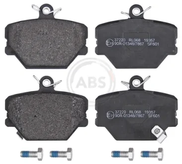 Колодка гальм. диск. SMART ROADSTER 04 - передн. (вир-во ABS) A.B.S. 37220