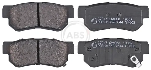 Колодка гальм. диск. HYUNDAI/KIA GETZ/SANTA FE/MAGENTIS задн. (вир-во ABS) A.B.S. 37247 (фото 1)