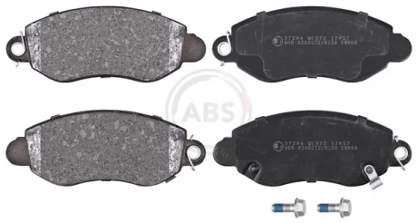 Колодка гальм. диск. FORD TRANSIT передн. (вир-во ABS) A.B.S. 37294