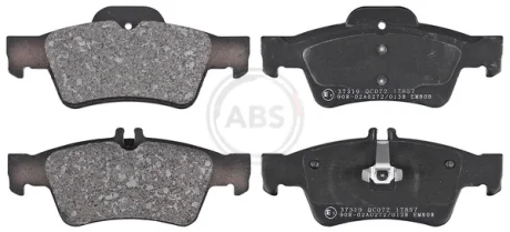 Колодка гальм. диск. MB E/SL KLASSE (W211/230) задн. (вир-во ABS) A.B.S. 37319
