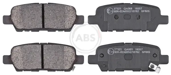 Колодка гальм. диск. NISSAN/RENAULT QASHQAI/X-TRAIL/KOLEOS задн. (вир-во ABS) A.B.S. 37321 (фото 1)