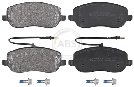 Колодка гальм. диск. CITROEN/PEUGEOT C8/807 передн. (вир-во ABS) A.B.S. 37329
