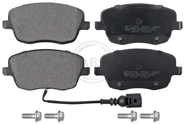 Колодка гальм. диск. VW POLO, SEAT IBIZA V передн. (вир-во ABS) A.B.S. 37338 (фото 1)