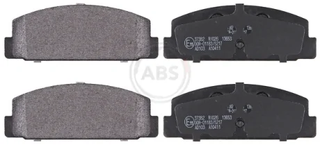 Колодка гальм. MAZDA 6 задн. (вир-во ABS) A.B.S. 37382