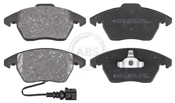 Колодка гальм. диск. AUDI/VW A3/GOLF/TOURAN передн. (вир-во ABS) A.B.S. 37414 (фото 1)