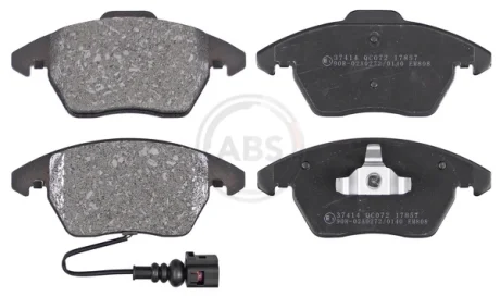 Колодка гальм. диск. AUDI/VW A3/GOLF/TOURAN передн. (вир-во ABS) A.B.S. 37414