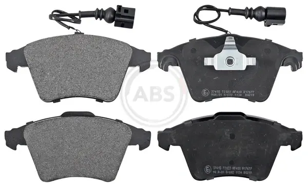 Колодка гальм. VW T5 V6 17 "передн. (вир-во ABS) A.B.S. 37415 (фото 1)