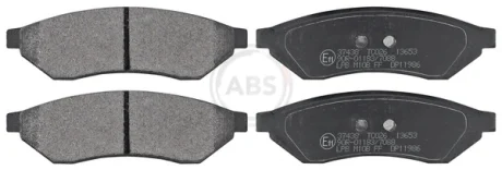 Колодка гальм. диск. CHEVROLET EVANDA задн. (вир-во ABS) A.B.S. 37438
