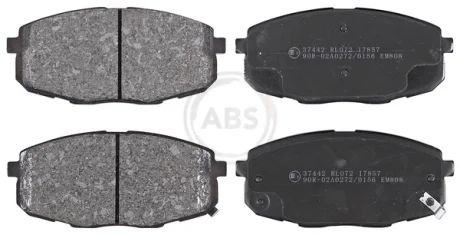 Колодка гальм. диск. KIA CARENS/CEED передн. (вир-во ABS) A.B.S. 37442