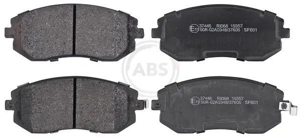 Колодка гальм. диск. Forester/XV/BRZ/Impreza/Outback/Legacy/GT 86 (09-18) передн. (вир-во ABS) A.B.S. 37446 (фото 1)