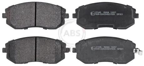 Колодка гальм. диск. Forester/XV/BRZ/Impreza/Outback/Legacy/GT 86 (09-18) передн. (вир-во ABS) A.B.S. 37446