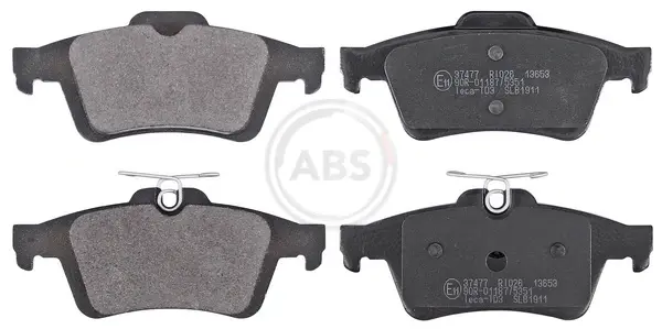 Колодка гальм. диск. CITROEN/FORD/OPEL C5/FOCUS/CMAX/VECTRA задн. (вир-во ABS) A.B.S. 37477 (фото 1)