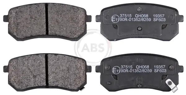 Колодка гальм. HYUNDAI / KIA i10/Picanto задн. (вир-во ABS) A.B.S. 37515 (фото 1)