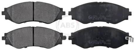 Колодка гальм. диск. CHEVROLET LACETTI передн. (вир-во ABS) A.B.S. 37526
