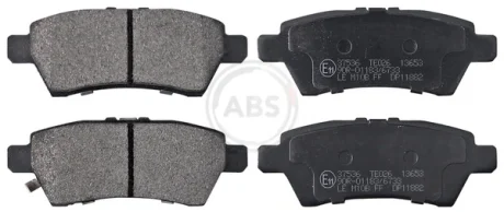 Колодка гальм. диск. NISSAN NAVARA/PATHFINDER задн. (вир-во ABS) A.B.S. 37536