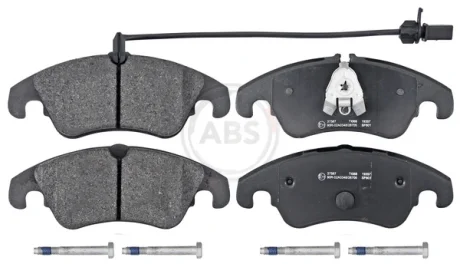 Колодка гальм. диск. AUDI A4 Berlina (8K2) Avant (8K5)(11/07-) передн. (вир-во ABS) A.B.S. 37587