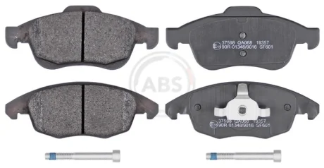 Колодка гальм. диск. CITROEN C4 передн. (вир-во ABS) A.B.S. 37598