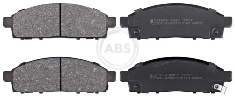 Колодка гальм. диск. MITSUBISHI L200 передн. (вир-во ABS) A.B.S. 37624