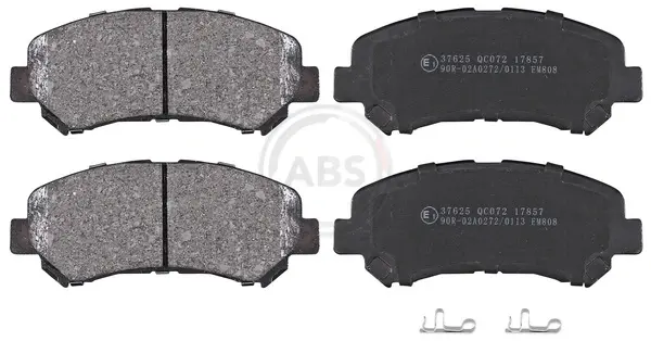 Колодка гальм. диск. NISSAN QASHQAI, передн. (вир-во ABS) A.B.S. 37625 (фото 1)