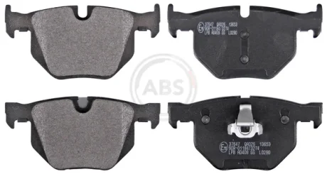 Колодка гальм. диск. BMW 325, 330,335 (E90-93) 05 - задн. (вир-во ABS) A.B.S. 37647