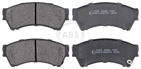 Колодка гальм. диск. MAZDA 6 передн. (вир-во ABS) A.B.S. 37668