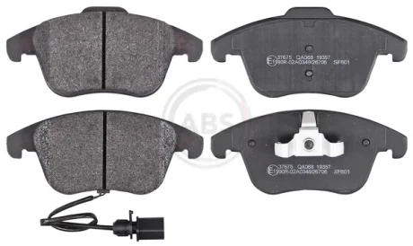 Колодка гальм. диск. SEAT ALHAMBRA 2010-; VW SHARAN 2010 - передн. (вир-во ABS) A.B.S. 37675