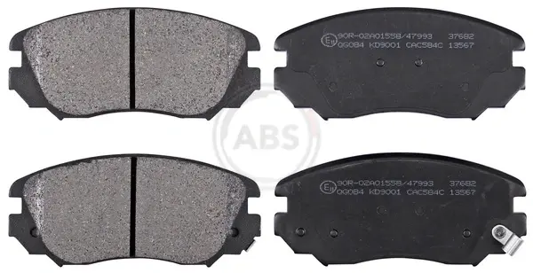 Колодка гальм. диск. OPEL INSIGNIA 1.6-2.8 08-; SAAB 9-5 2.0TTID 10 - передн. (вир-во ABS) A.B.S. 37682 (фото 1)