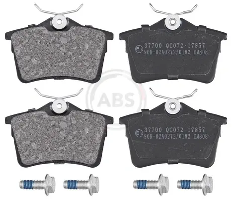 Колодка гальм. диск. CITROEN/PEUGEOT BERLINGO/PARTNER/308 задн. (вир-во ABS) A.B.S. 37700 (фото 1)