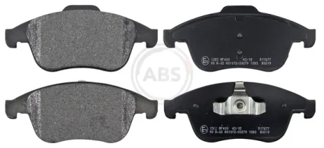 Колодка гальм. диск. RENAULT MEGANE III 08 - передн. (вир-во ABS) A.B.S. 37749