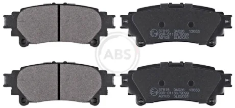 Колодка гальм. диск. LEXUS RX450H,450 AWD,350 AWD 04/09 - задн. (вир-во ABS) A.B.S. 37815