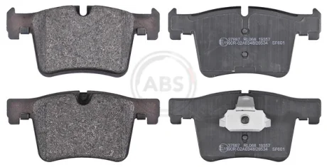 Колодка гальм. диск. BMW X3 20 DX, 20IX, BIS 10/11-, X3 35IX (F25) 2011 - передн. (вир-во ABS) A.B.S. 37887