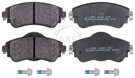 Колодка гальм. диск. CITROEN C4 1.4,1.6 HDI 09-, DS4 1.6HDI 2010 - передн. (вир-во ABS) A.B.S. 37890